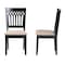Baxton Studio Genesis Modern Beige Fabric and Dark Brown Finished Wood 2-Piece Dining Chair Set 230-2PC-13189-ZORO - alternate 5